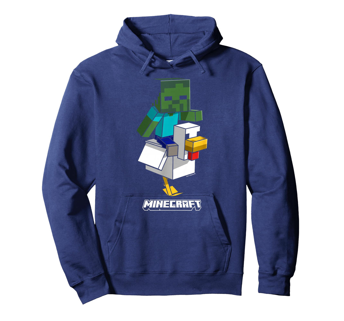 Minecraft Chicken Jockey Aiming To Attack T-Shirt