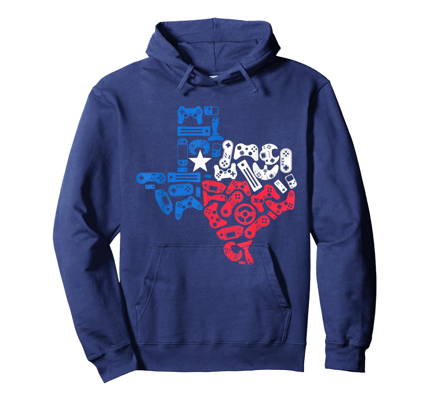 Boys Video Game Texas State Flag Map Gamer Men Kids T-Shirt