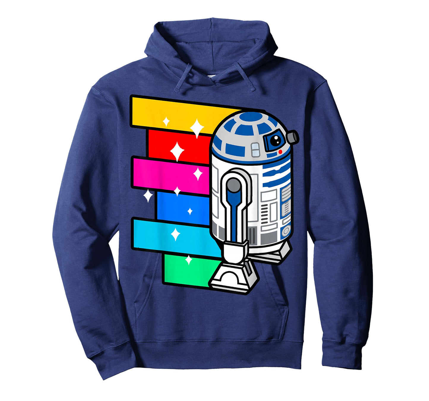 Star Wars R2-D2 Rainbow Roll Cartoon Graphic T-Shirt C1 T-Shirt