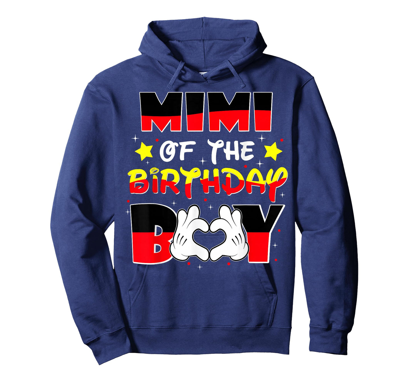 Mimi of The Birthday Boy Shirt Matching Grandma Grandson Fun T-Shirt
