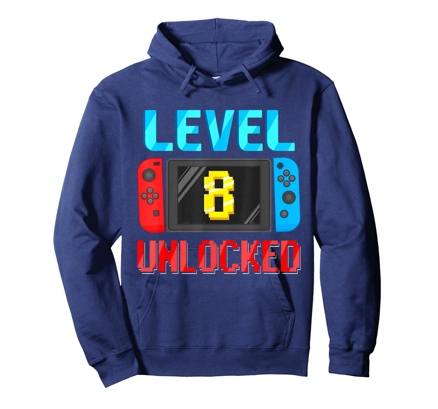 Level 8 Unlocked Birthday Video Gamer 8th Birthday Party T-Shirt