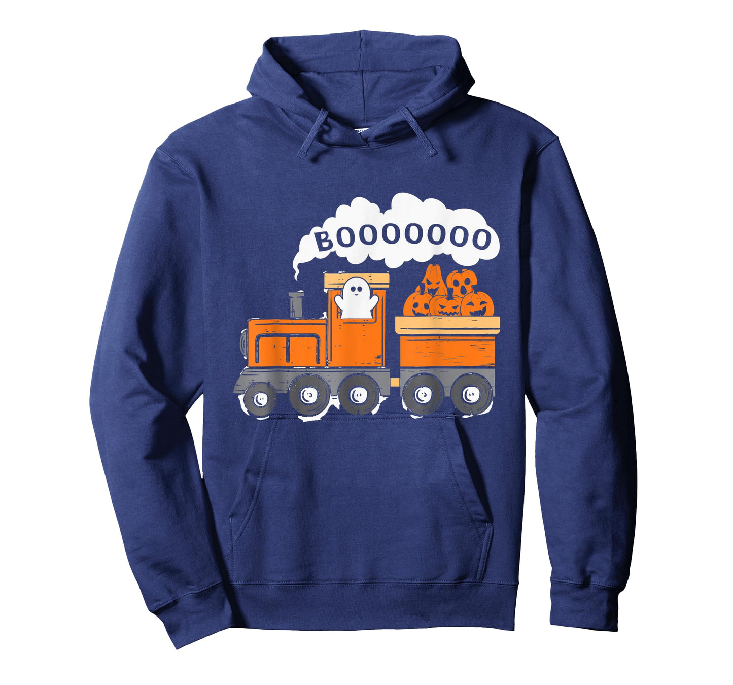 Halloween Train Boo Funny Ghost Pumpkin Toddler Kids Boys T-Shirt