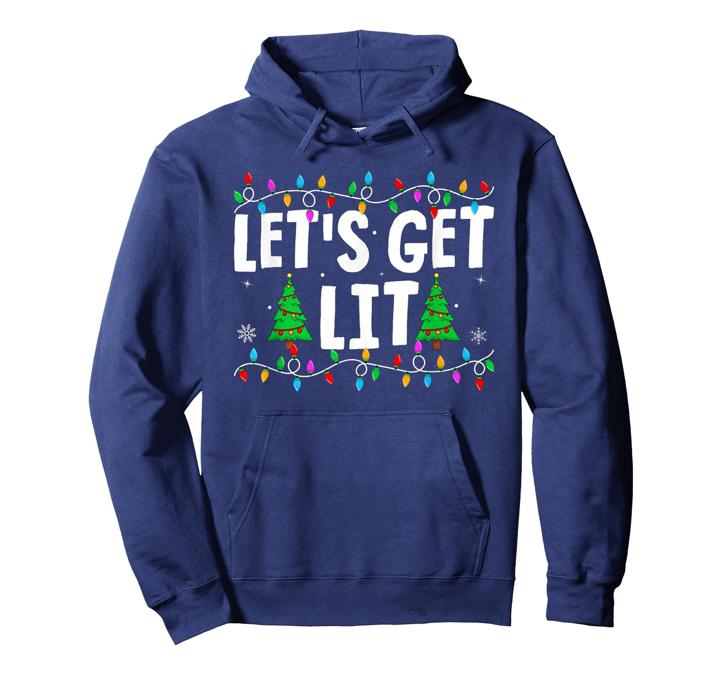 Let's Get Lit Family Matching Xmas Lights Christmas T-Shirt
