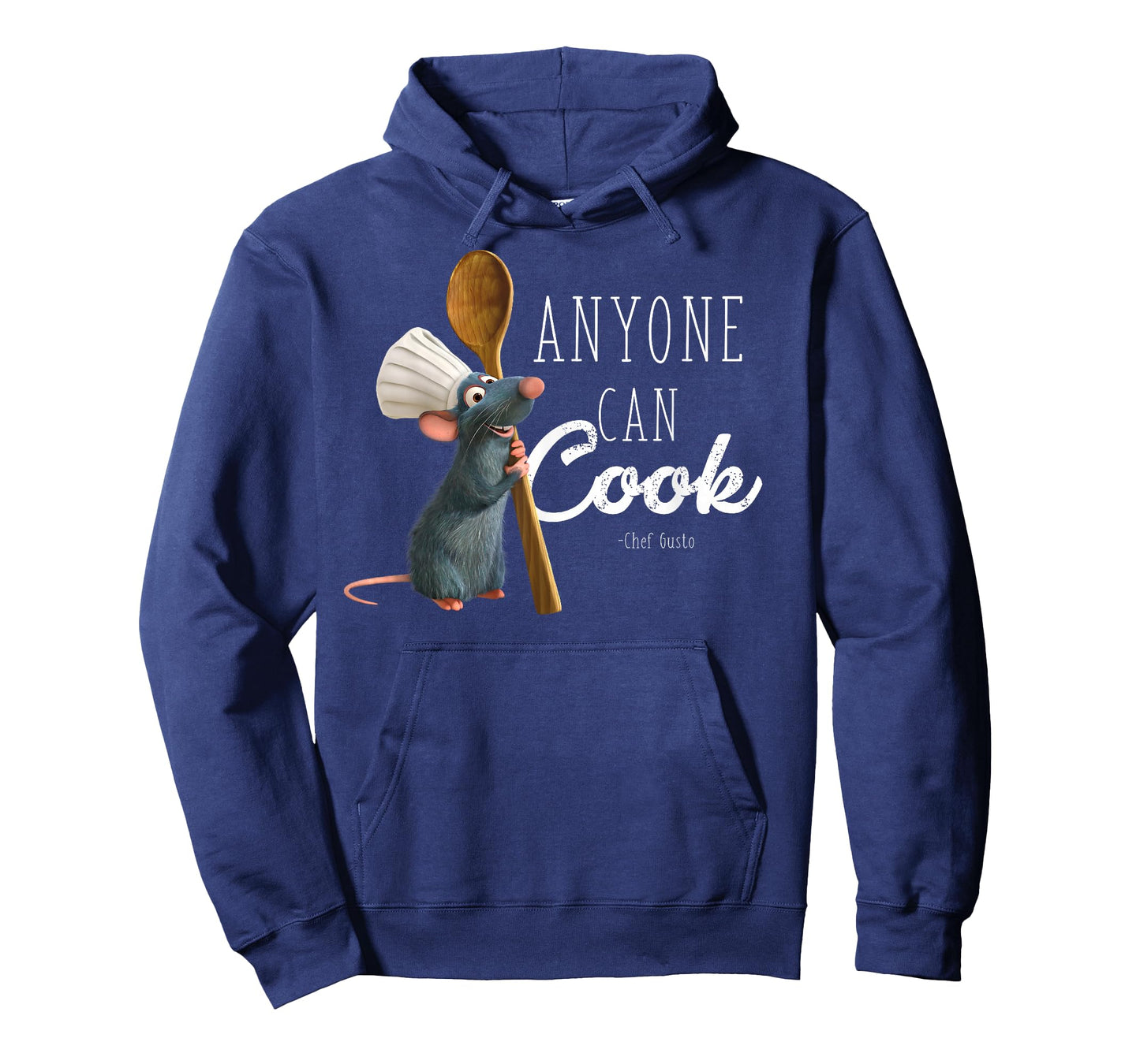 Disney Pixar Ratatouille Remy Anyone Can Cook Quote T-Shirt Small