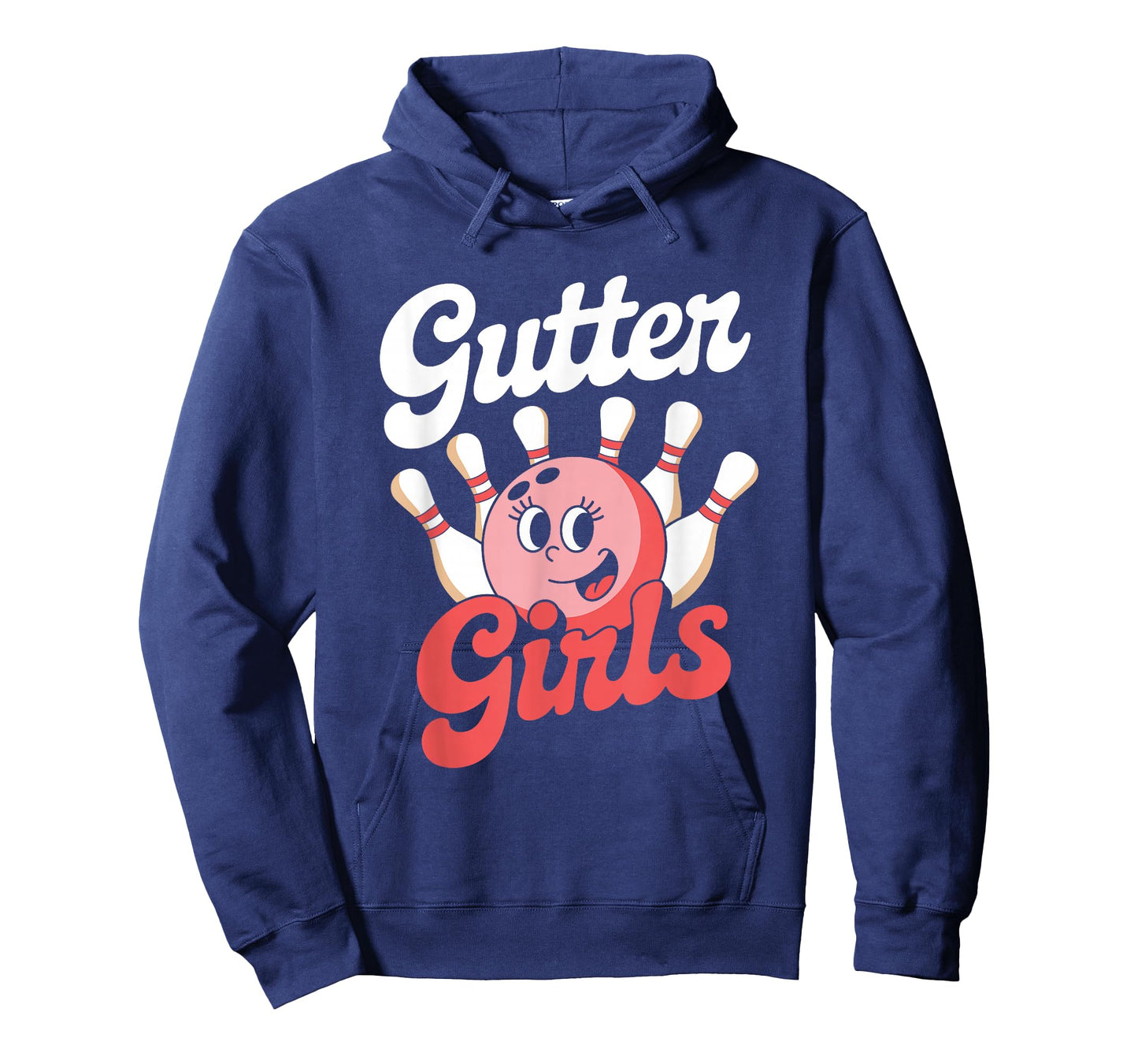 Cute Retro Gutter Girls Bowling T-Shirt