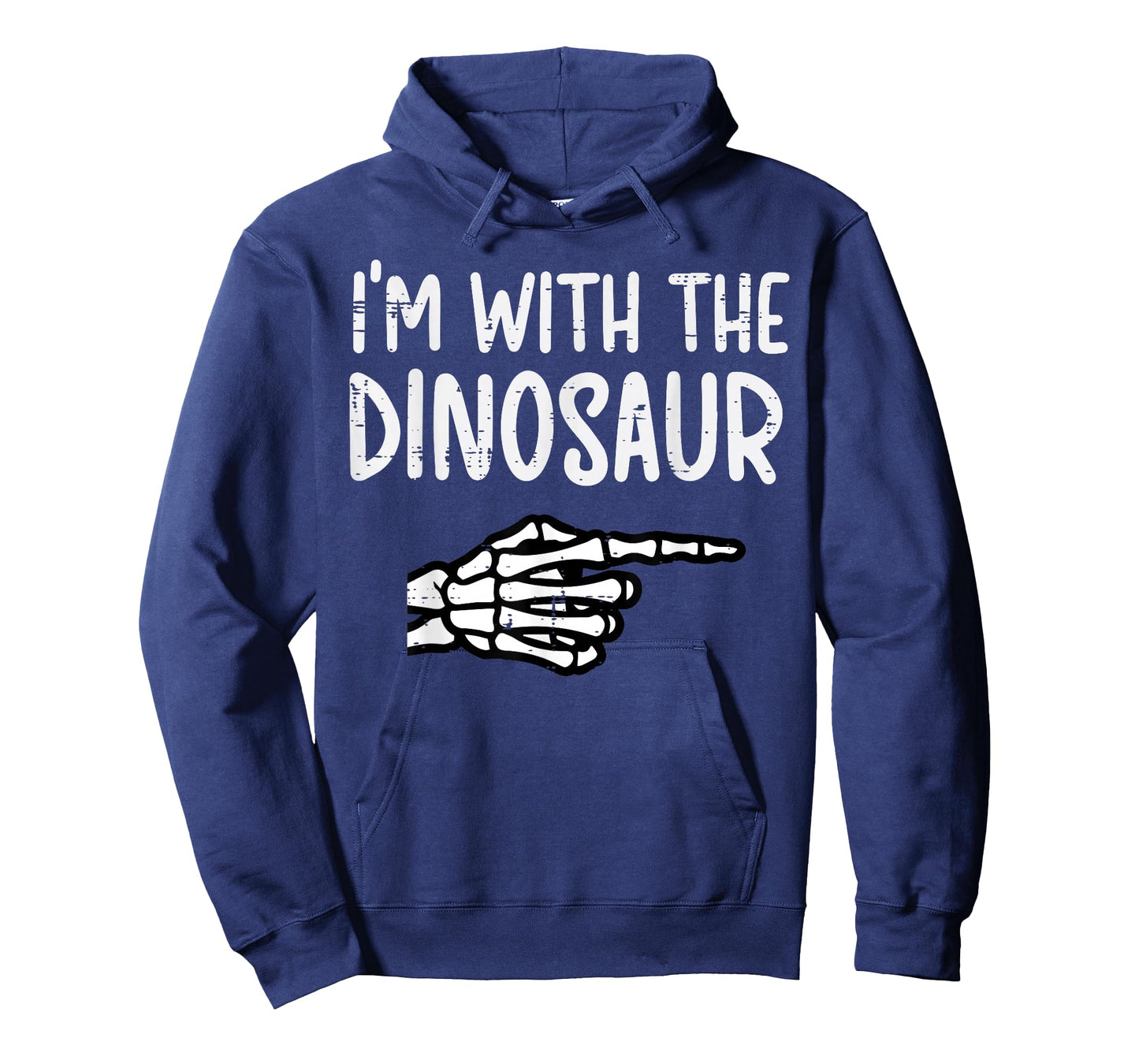 Halloween Im with Dinosaur Funny Costume Mom Dad Men Women T-Shirt
