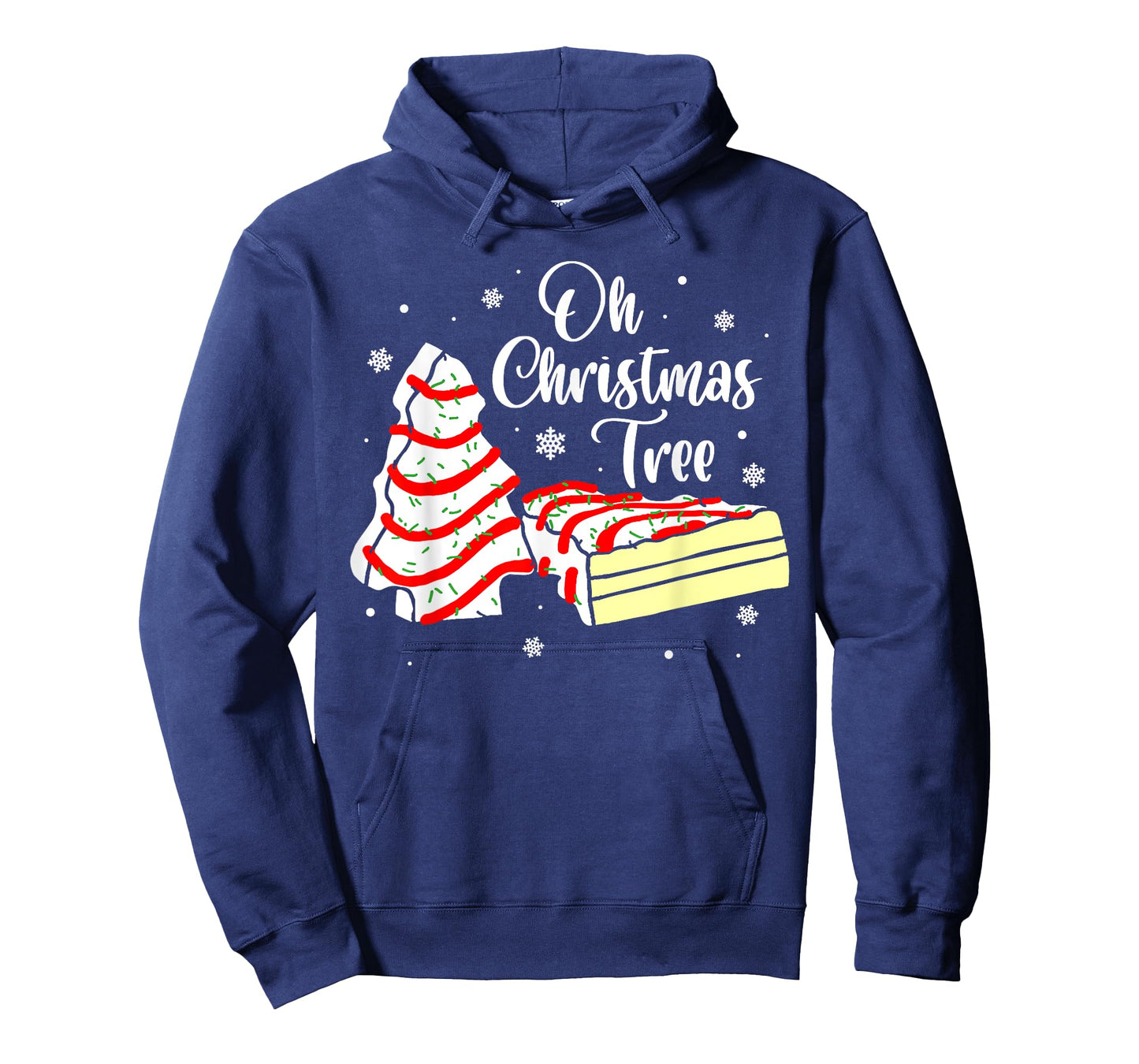 Groovy Oh Christmas Tree Cakes Debbie Becky Jen Cake Lovers T-Shirt
