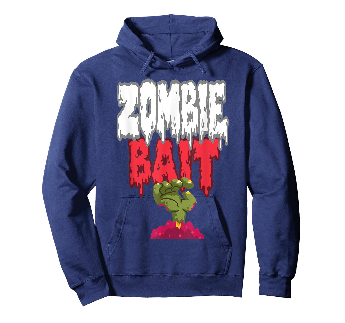 Zombie Bait Reaching From the Grave Funny Halloween Zombie T-Shirt