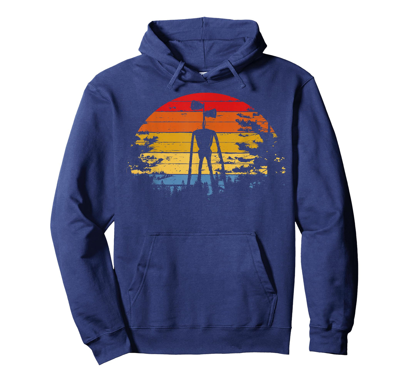 Vintage Retro Scary Siren Head Creepypasta Horror T-Shirt
