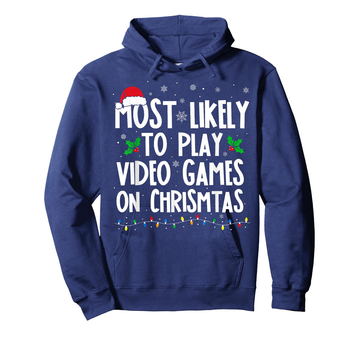 Funny Gamer Most Likely to Play Video Games On Christmas Kid T-Shirt