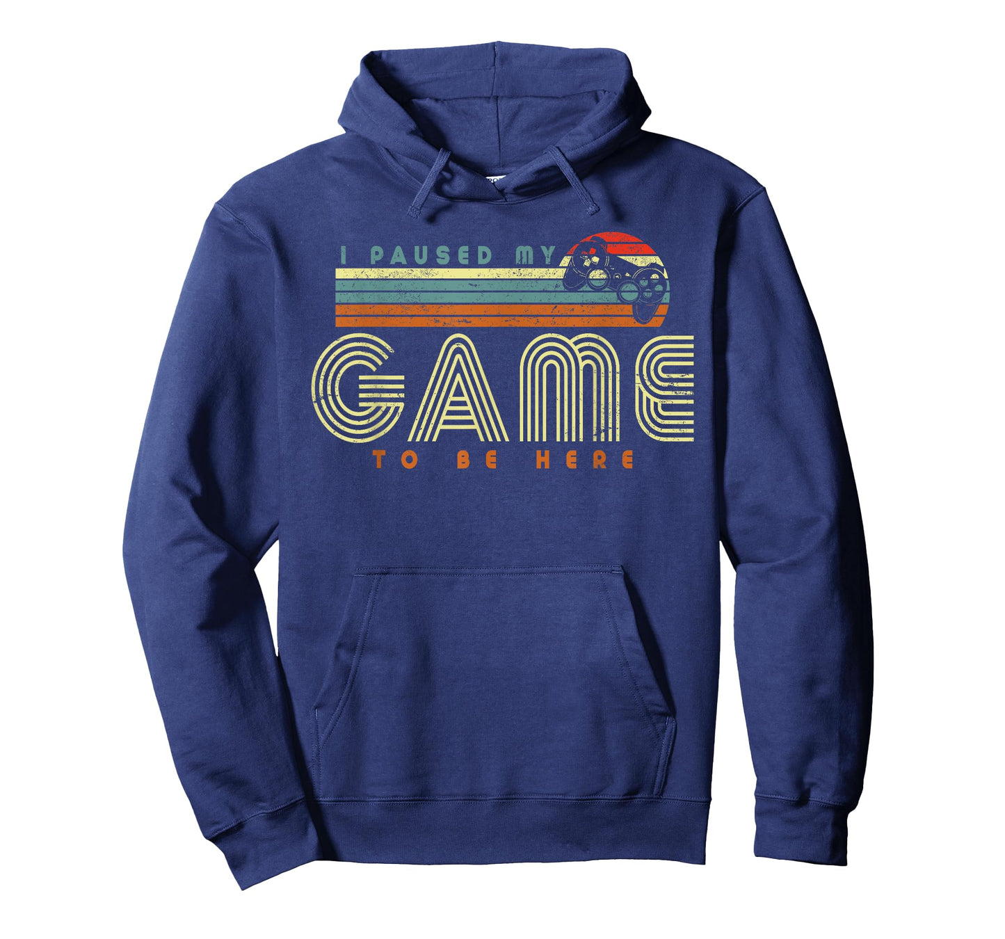 Retro Funny Sarcastic Gamer I Paused My Game To Be Here T-Shirt