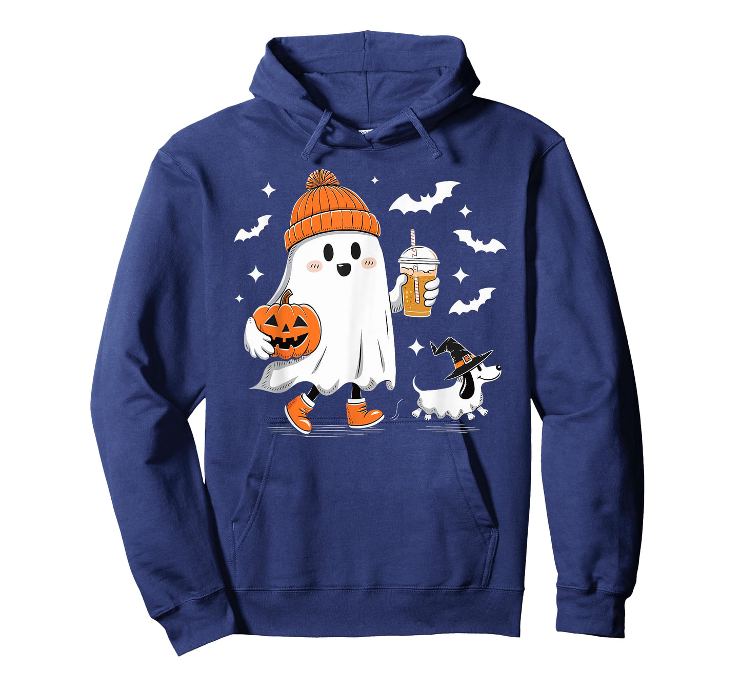 Ghost Walking Dachshund Spooky Season Halloween Dog Girls T-Shirt