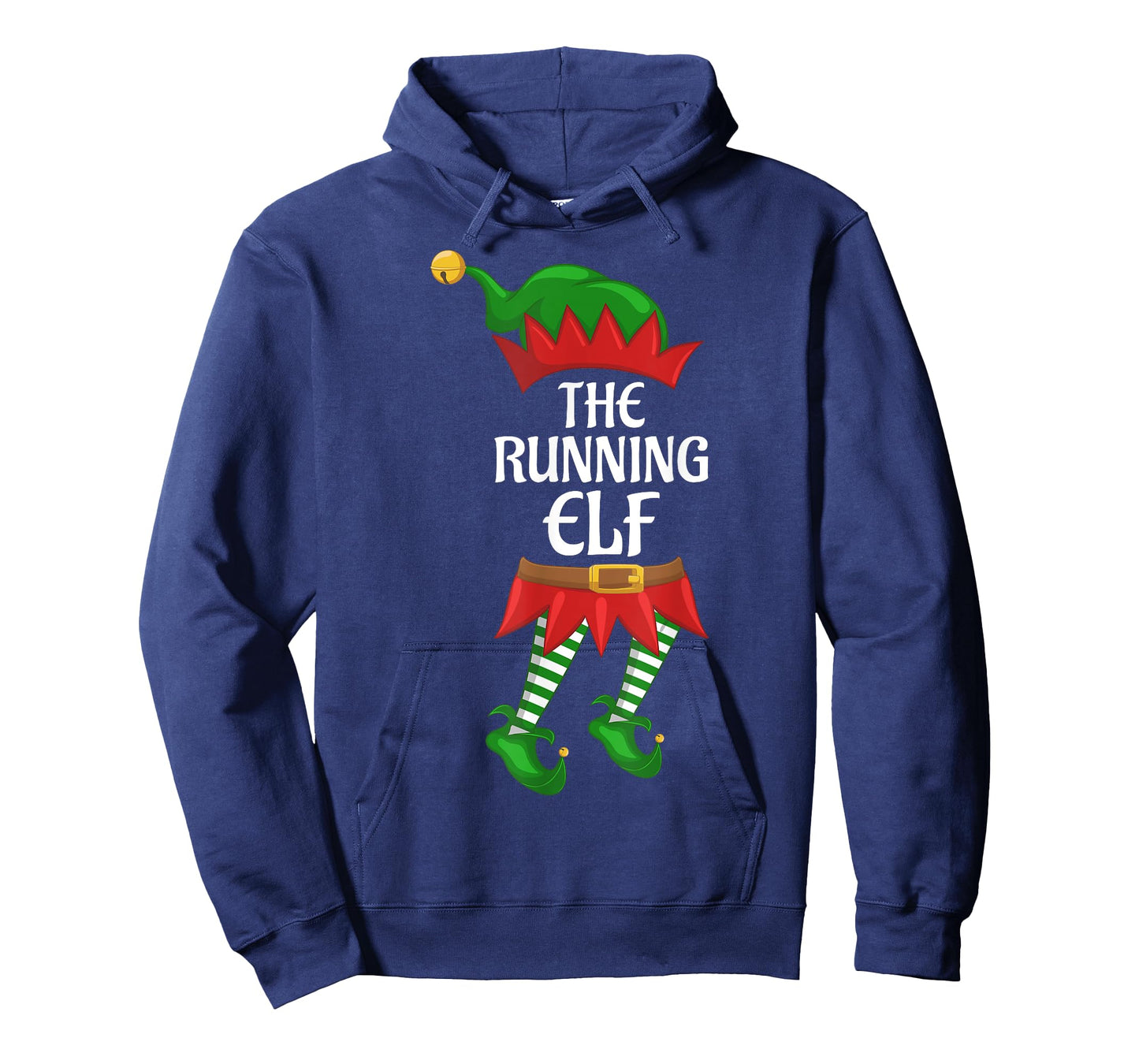 Running Elf Family Matching Group Christmas Party T-Shirt