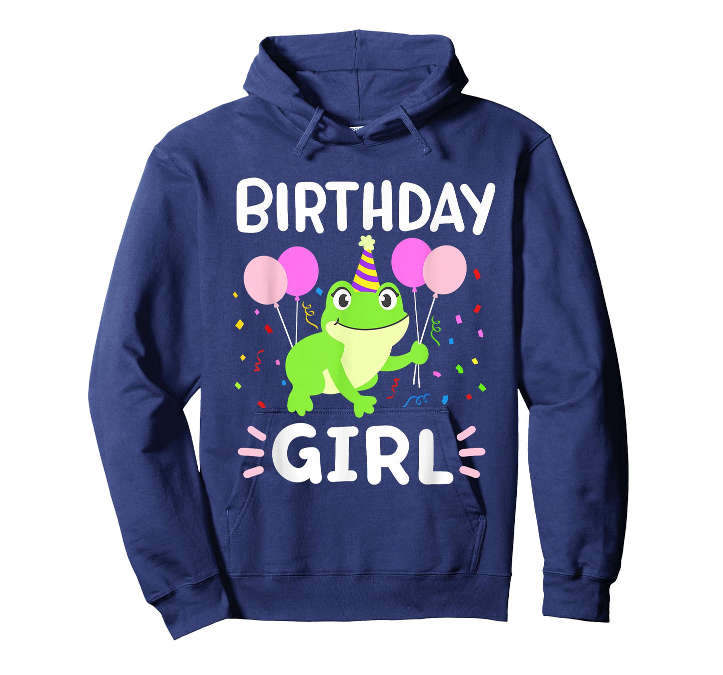 Cute Birthday Girl Frog Aesthetic Women Girls Kids Toddlers T-Shirt