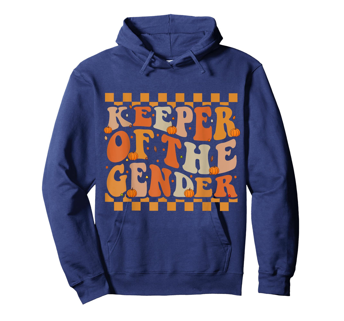 Keeper Of The Gender Fall Groovy Thanksgiving Reveal Baby T-Shirt