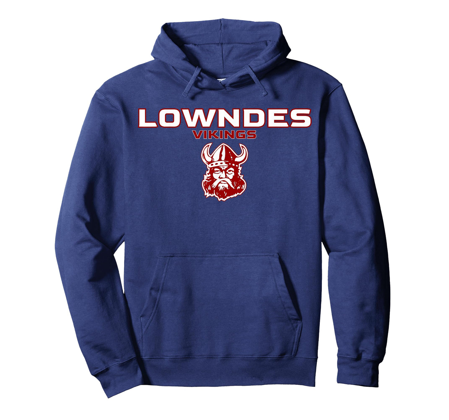 Lowndes High School Vikings Stacked T-Shirt