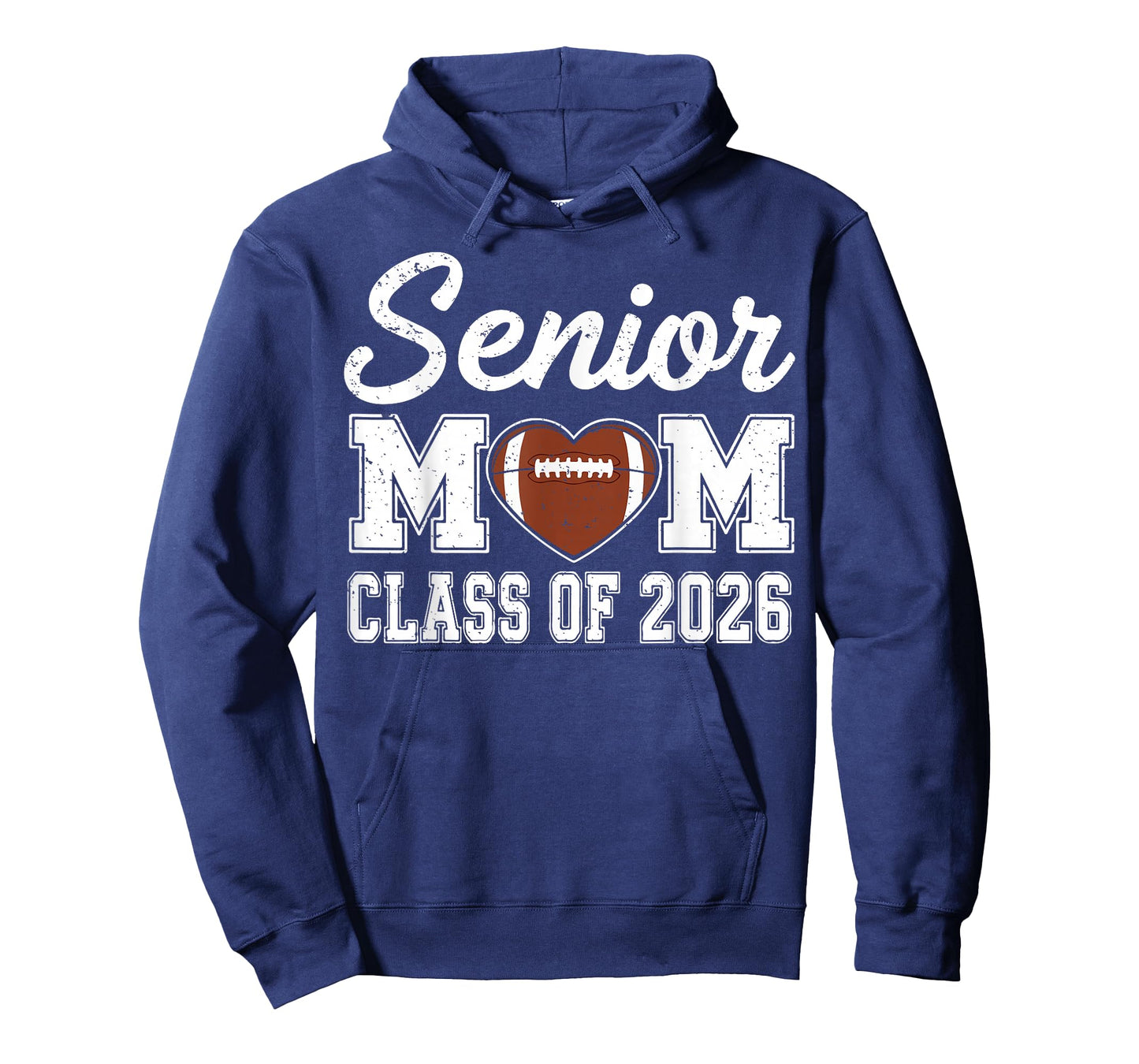 Senior Football Mom Class of 2026 Game Day Graduation T-Shirt