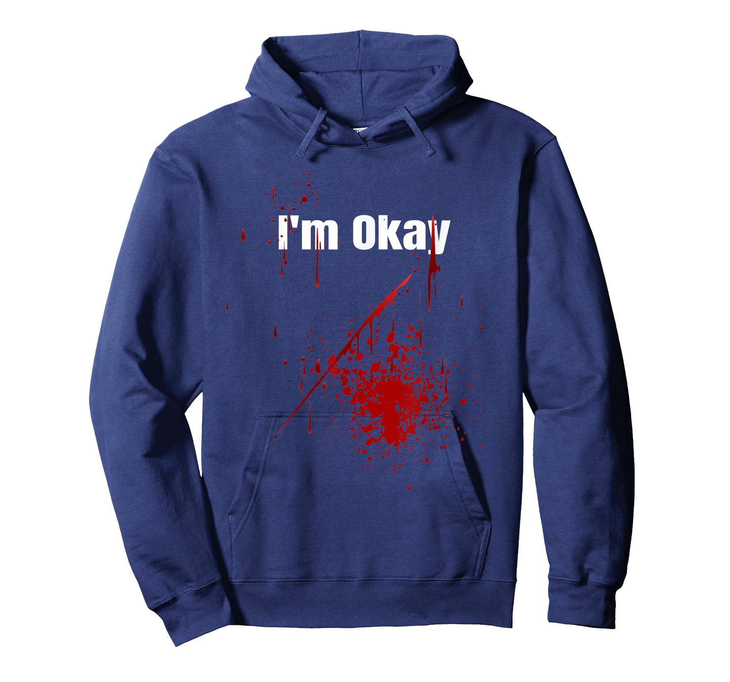 I'm Okay Funny Zombie Bloody Halloween T-Shirt