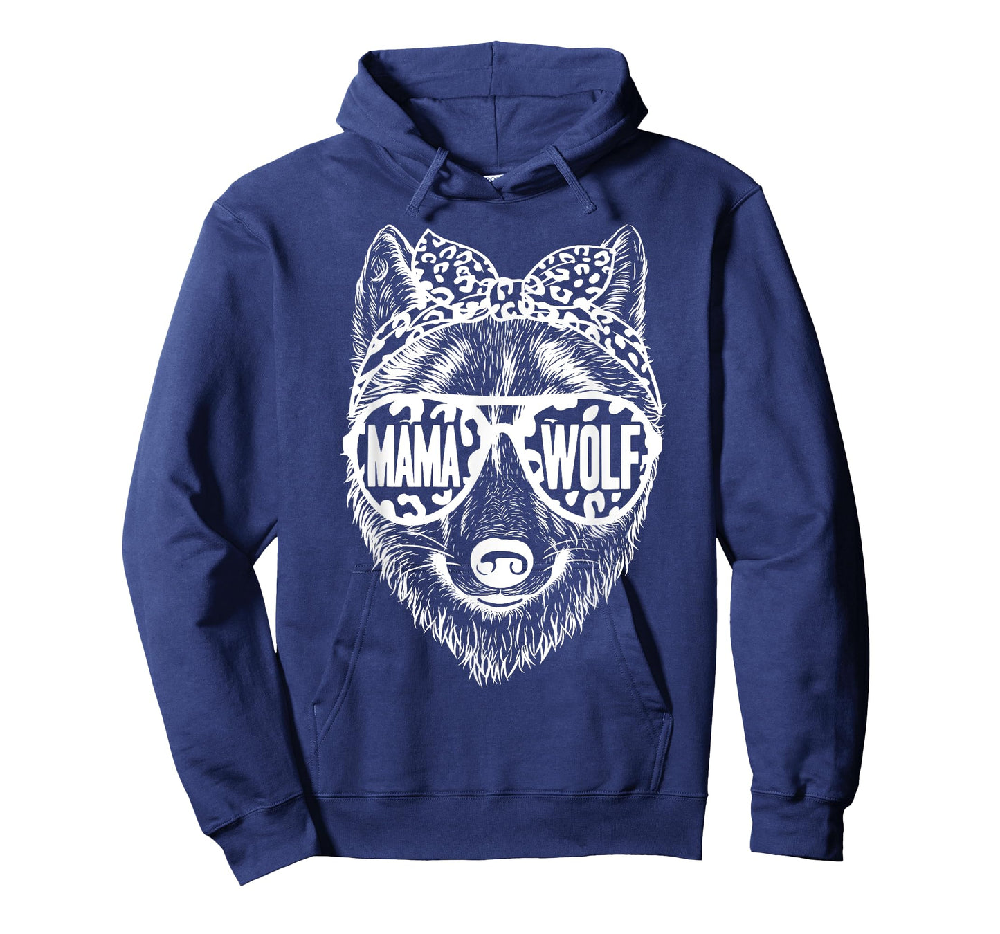 Mama Wolf Face Sunglasses For Mom Mommy on Mother's Day T-Shirt