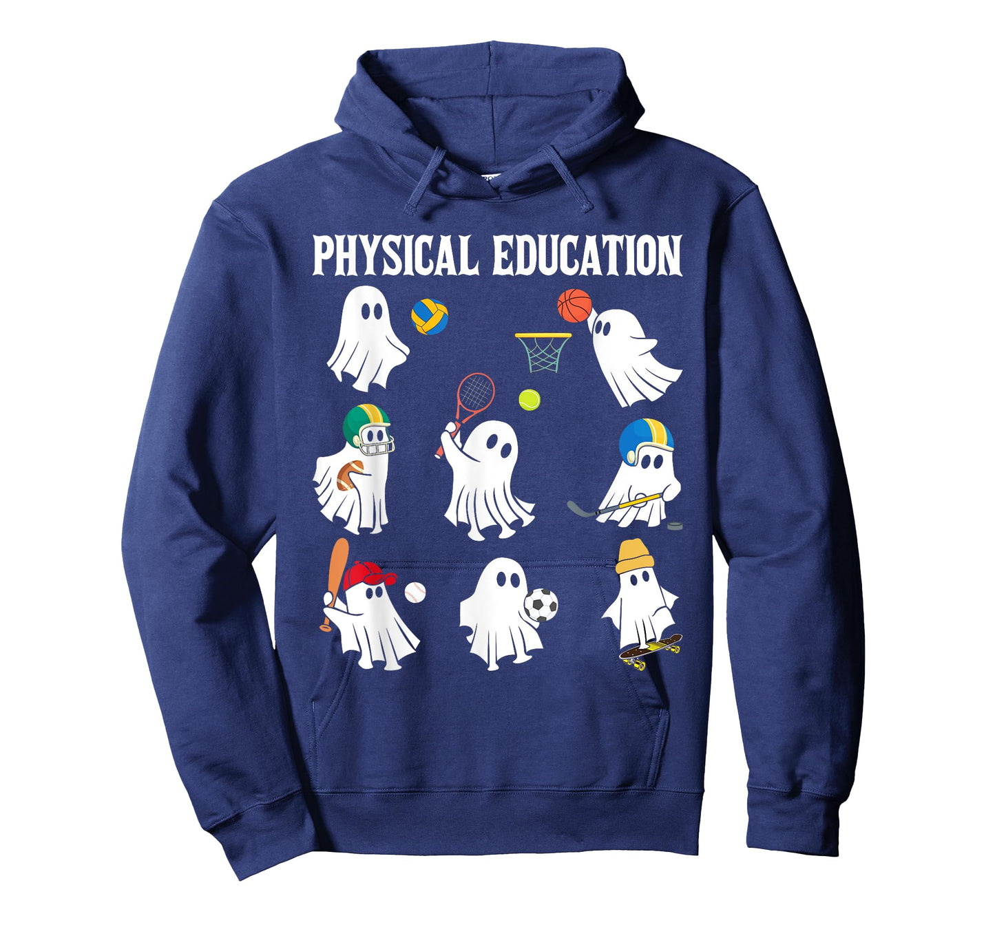 Retro Physical Education Halloween Ghosts Spooky PT T-Shirt
