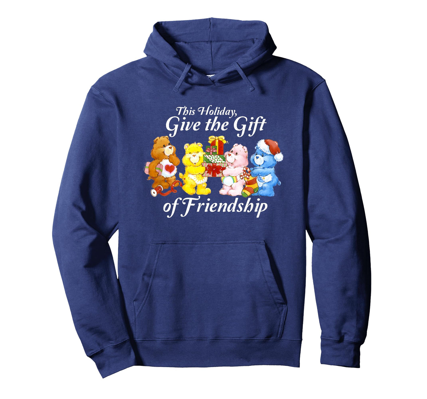 Care Bears Give the Gift of Friendship Christmas Cartoon T-Shirt