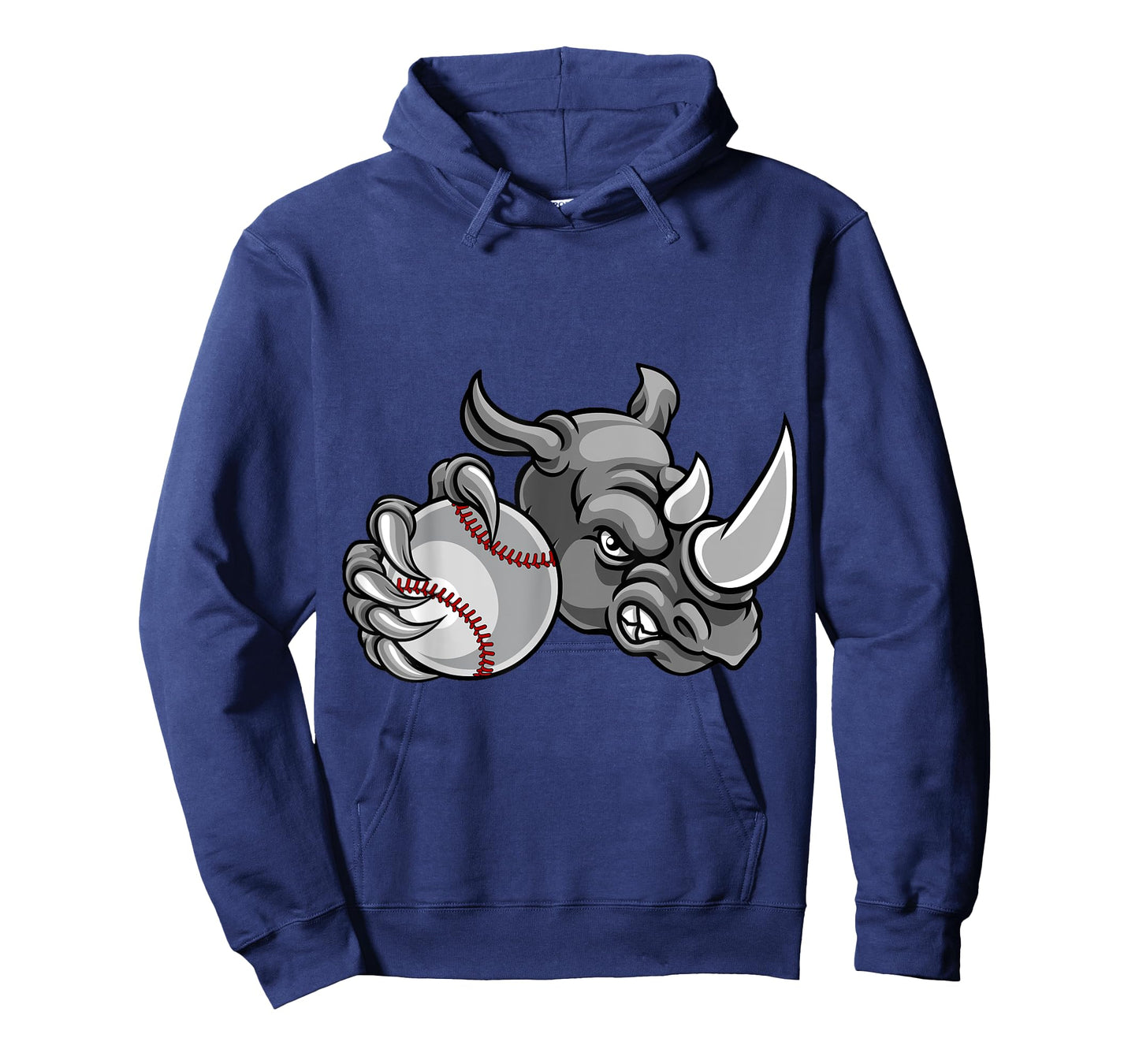Rhino Baseball Ball Sports Mascot T-Shirt