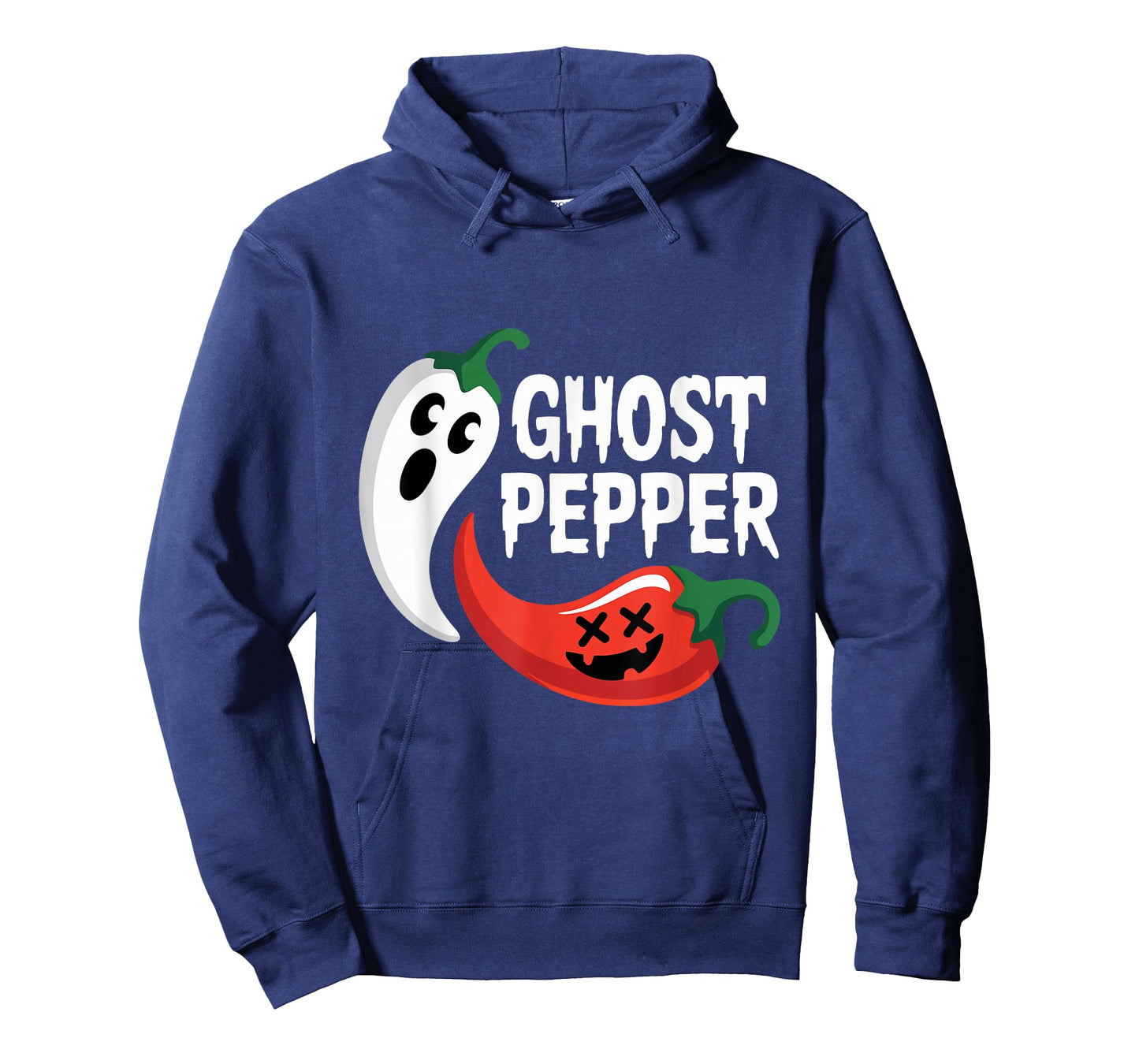Ghost Pepper Chilli Spicy Hot Halloween Ghost Peppe T-Shirt