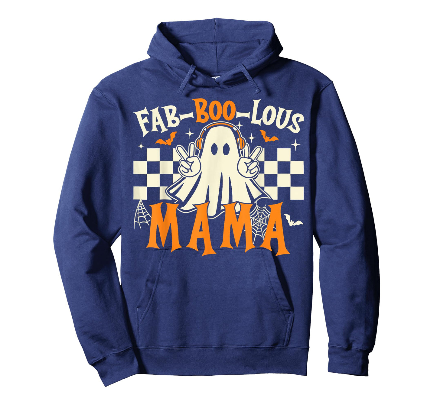 Fab Boo Lous Mama Retro Ghost Spooky Mama Halloween Costume T-Shirt
