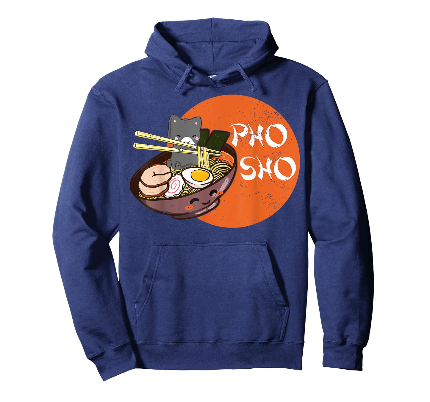 Vintage Kawaii Cat Pho Sho Vietnamese Bowl Ramen Noodle Gift T-Shirt