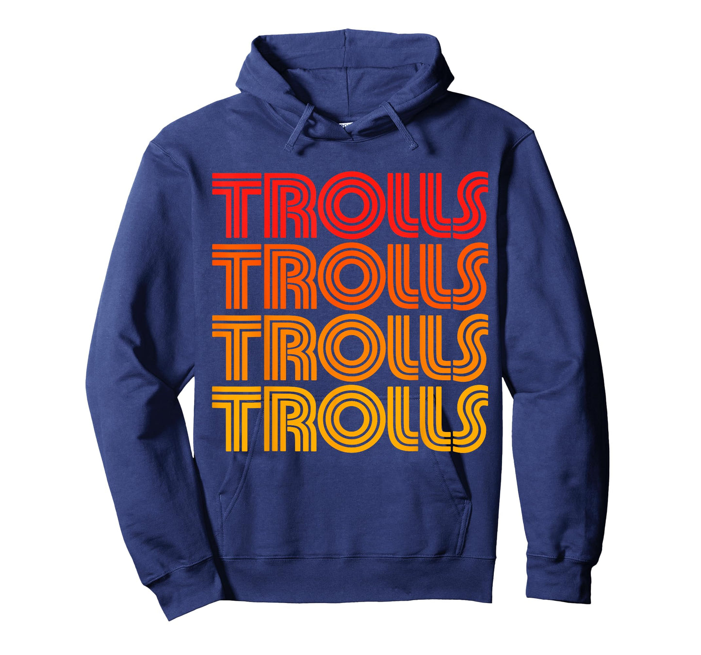 Trolls Retro Vintage Classic Ogre Goblin Beast Monster Joke T-Shirt