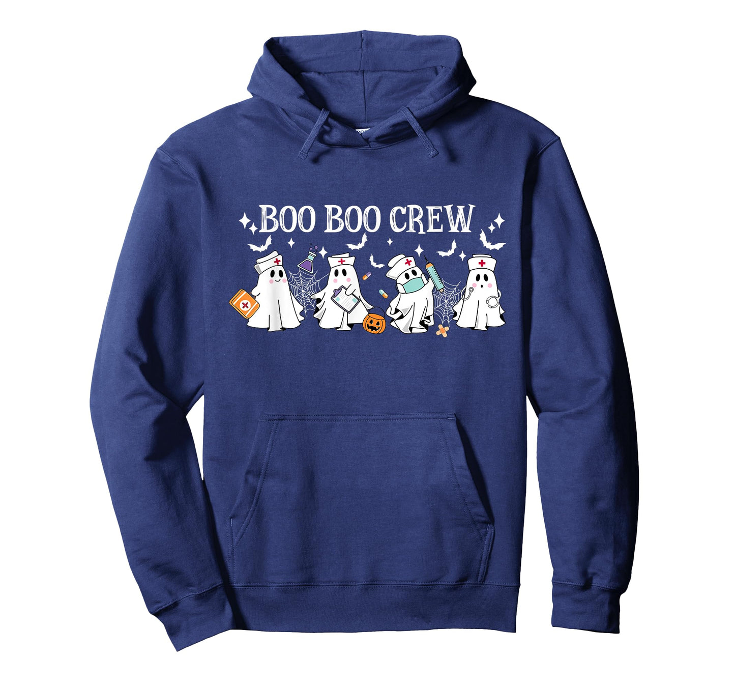 Boo Boo Crew Nurse Ghost Nursing Halloween Spooky Nurse T-Shirt