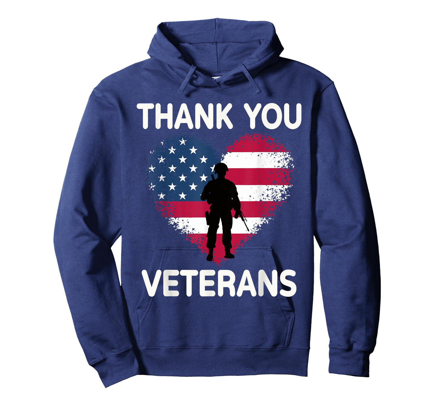 Thank You Veterans Men Women Patriotic American Flag T-Shirt