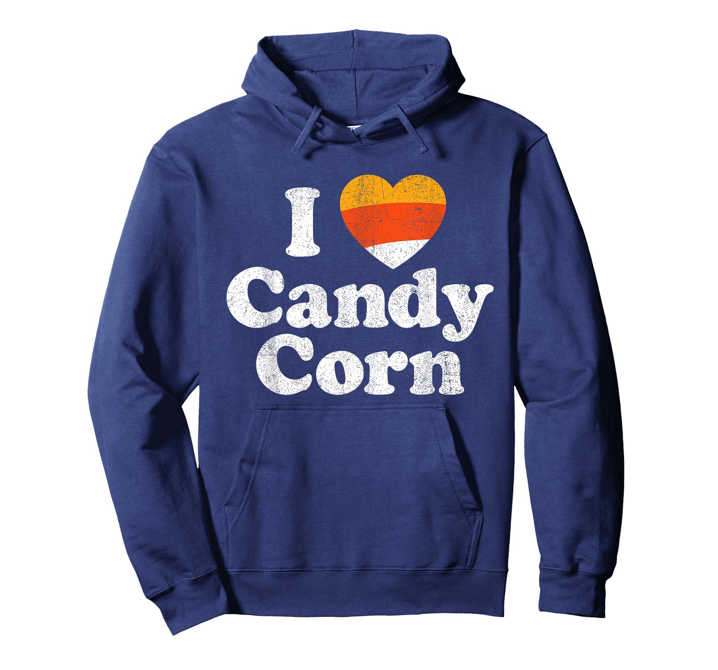 I Love Candy Corn Funny Halloween Retro 80's 70's Costume T-Shirt