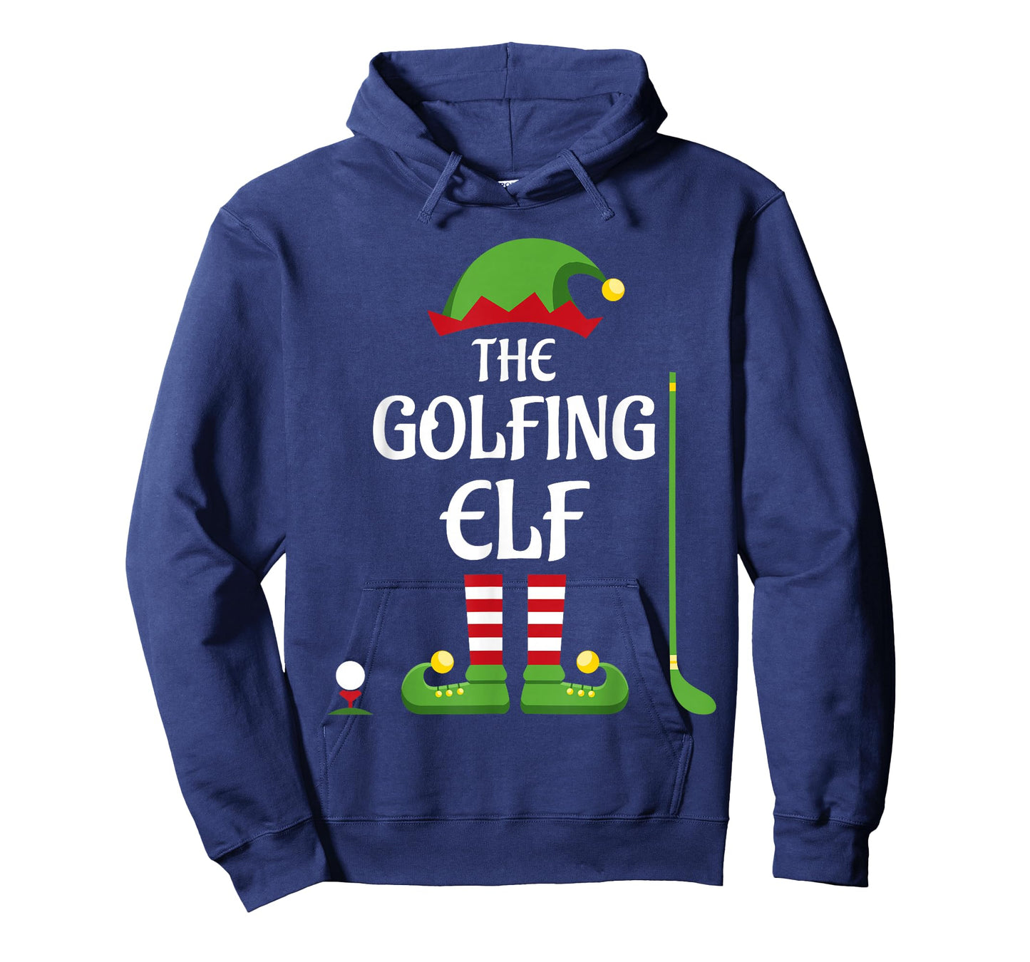 Golfing Elf Family Matching Group Christmas T-Shirt