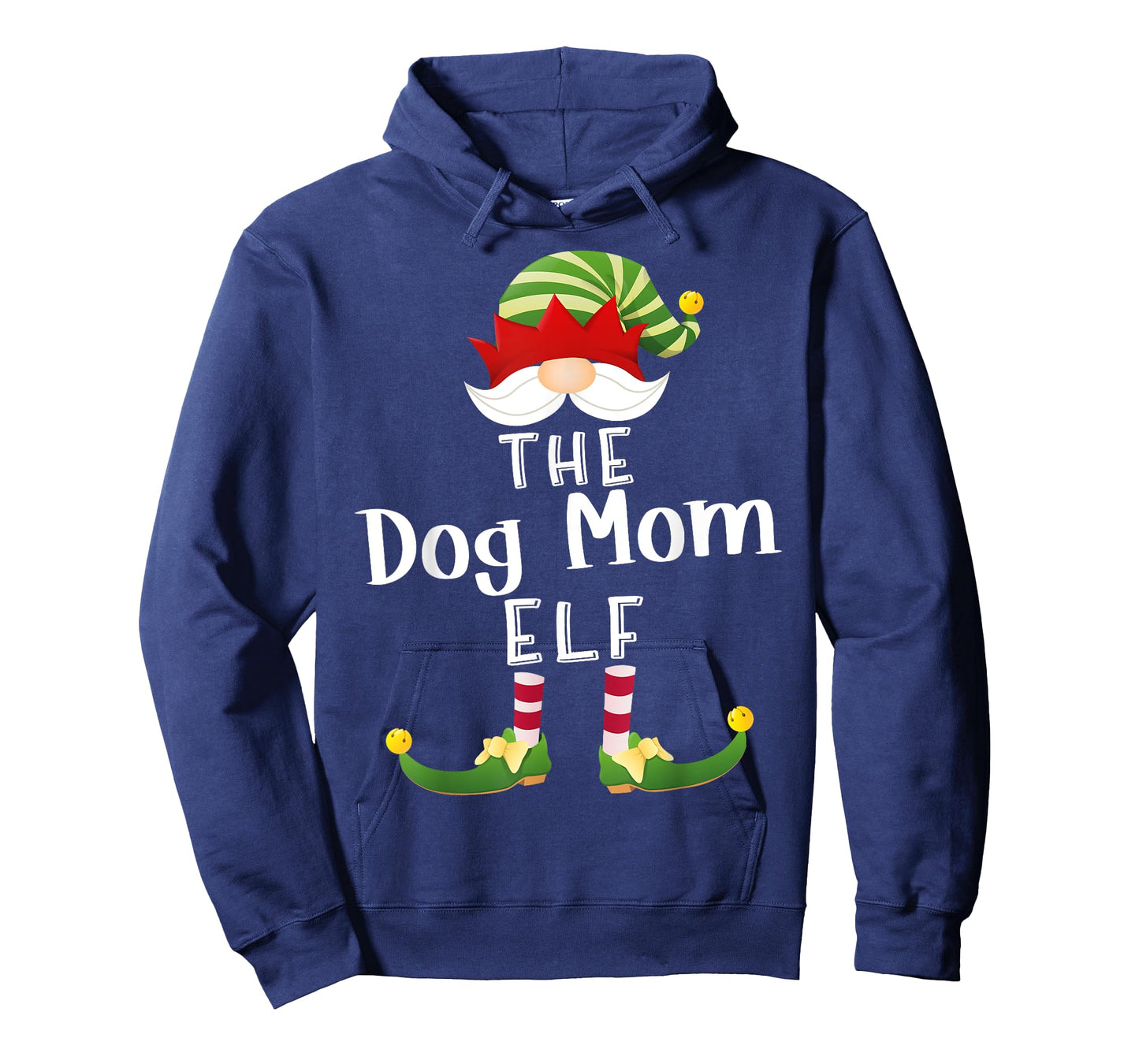 Dog Mom Elf Group Christmas Funny Pajama Party T-Shirt for Men Women