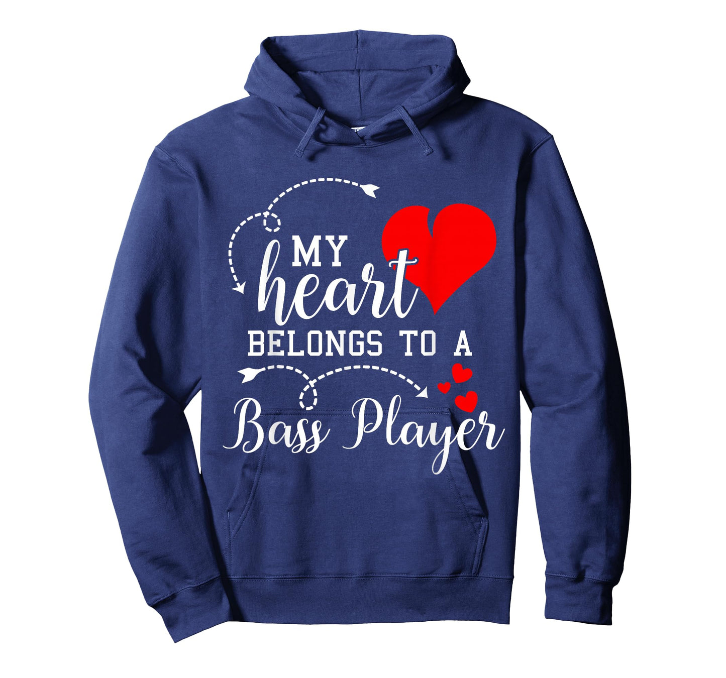I Love My Bass Player Husband Wife Gifts Valentines Shirt T-Shirt