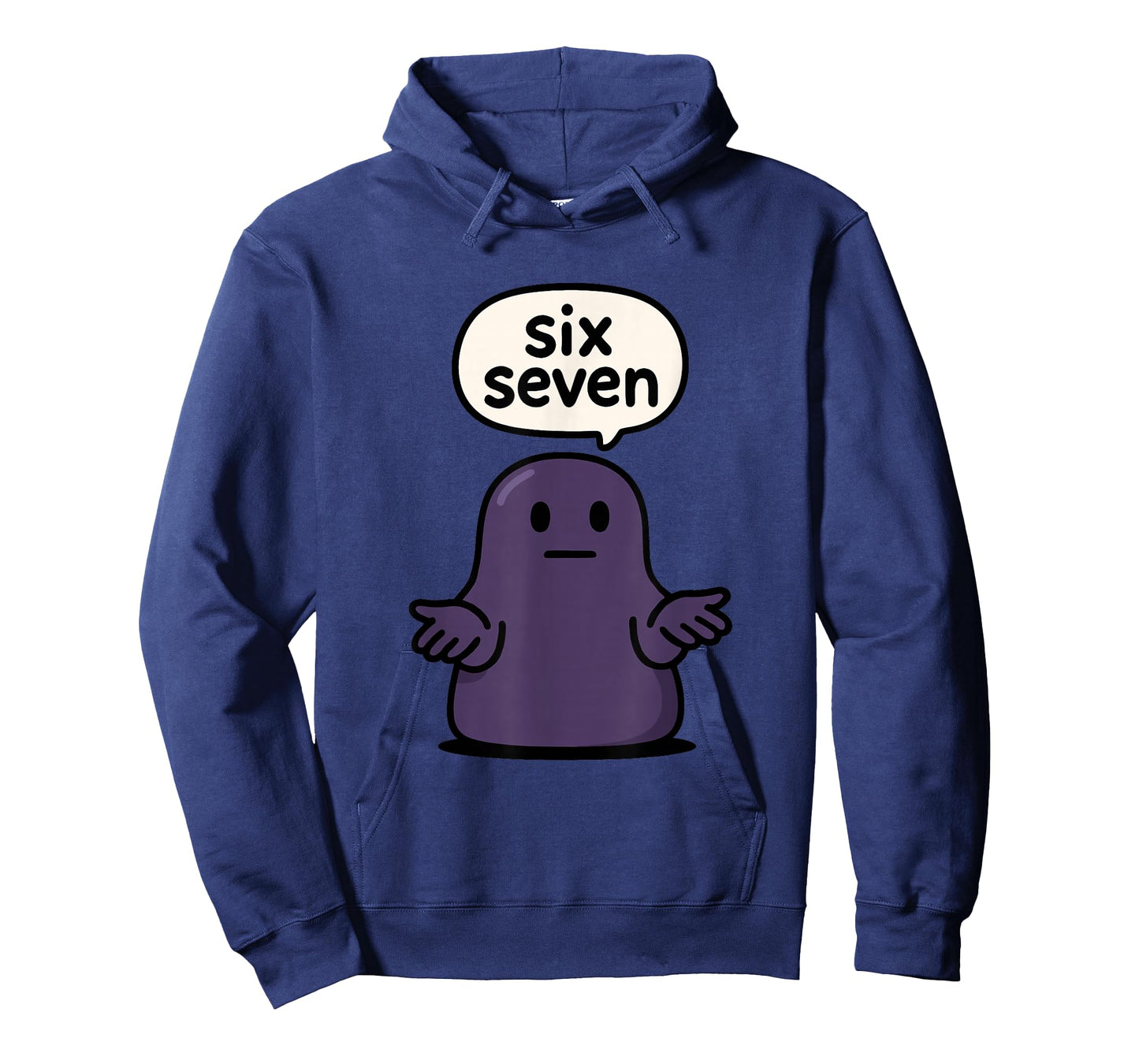67 Six Seven 6-7 Midnight Blob Slime - Kid Brainrot Meme T-Shirt