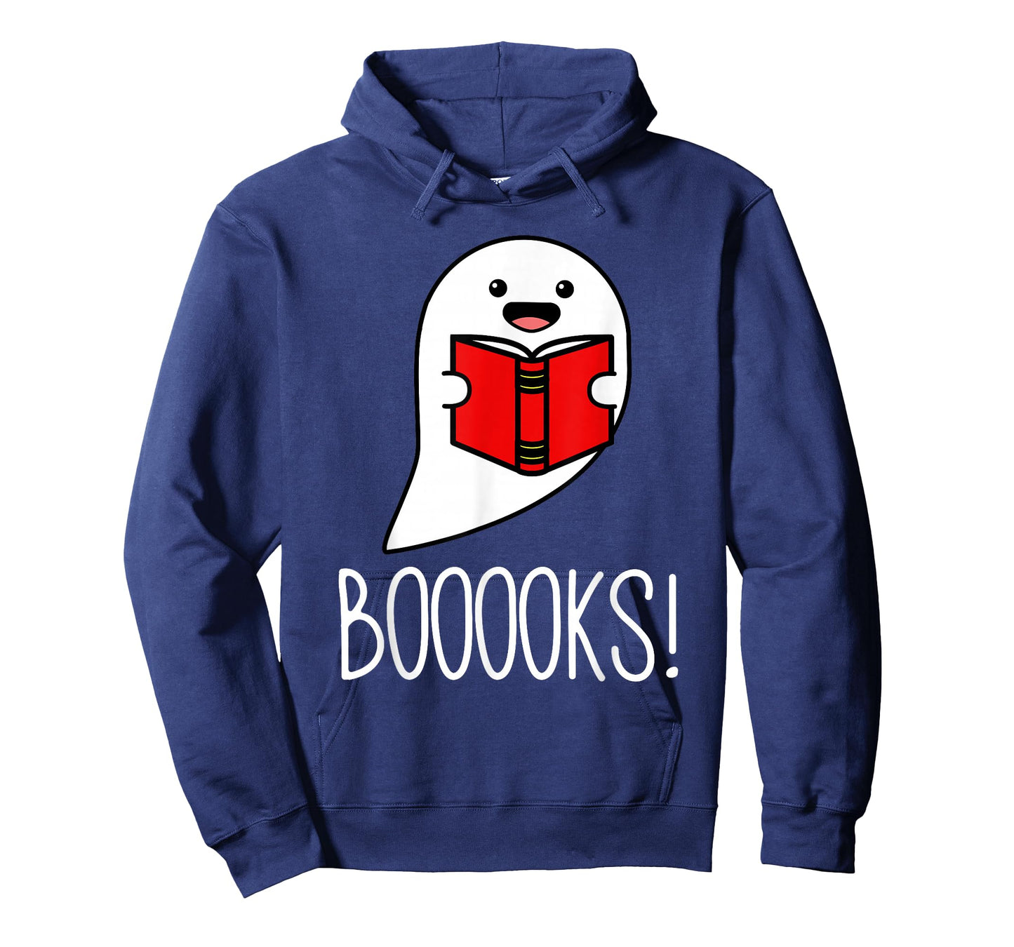 Booooks Funny Halloween Reading Teacher Ghost Librarian T-Shirt