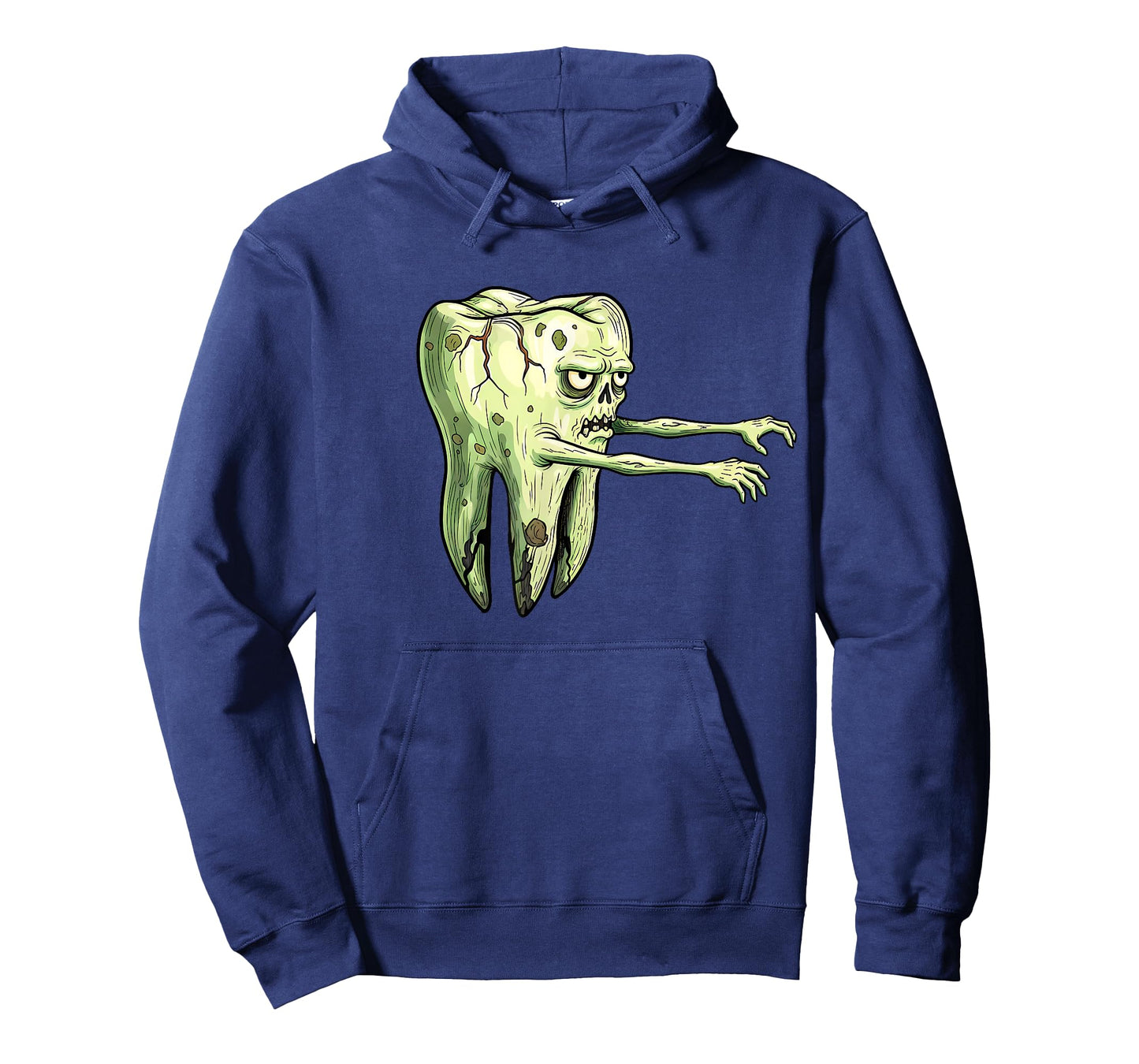 Funny Dentist Molar Zombie Tooth Decay Monster Halloween T-Shirt