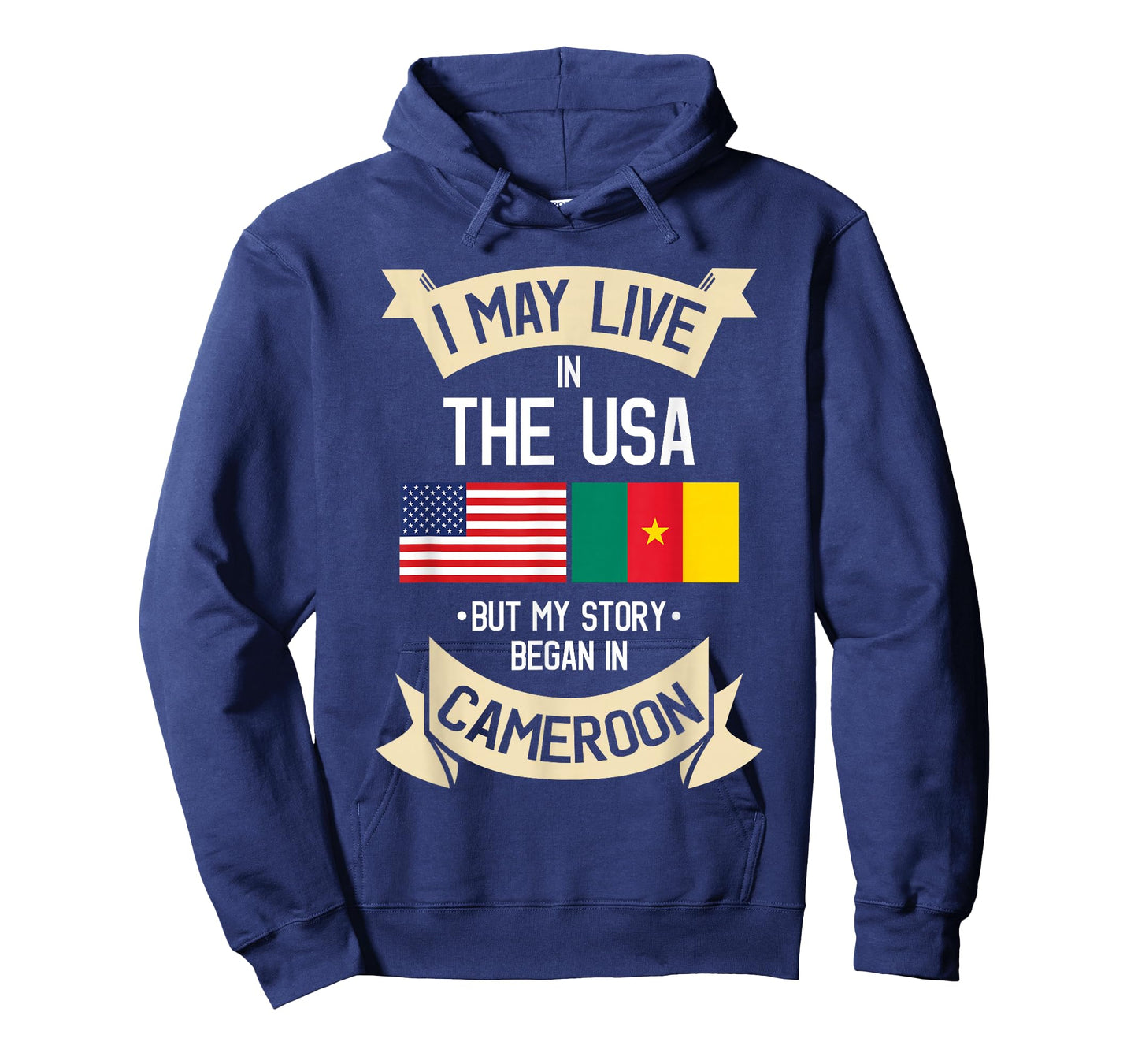 Cameroon American Flag USA Cameroonian Roots Gifts T-Shirt