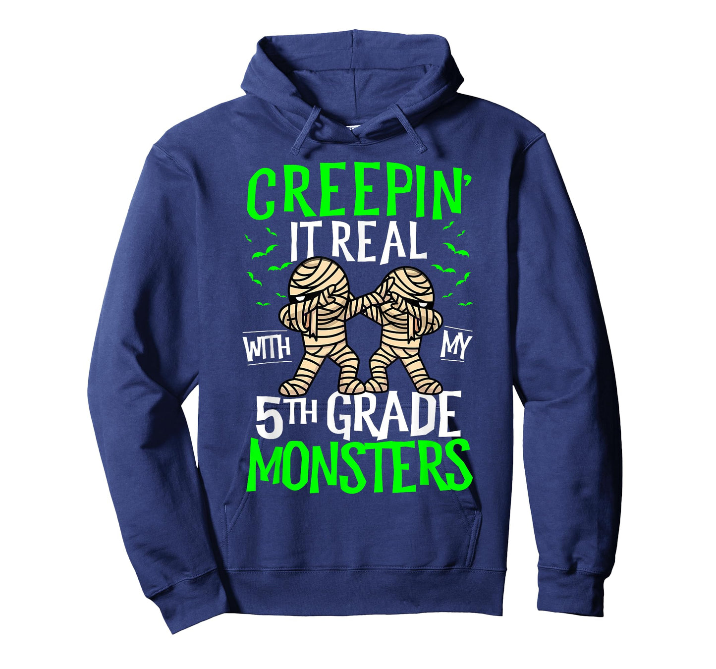 Creepin It Real With My 5th Grade Monsters Halloween Teacher T-Shirt