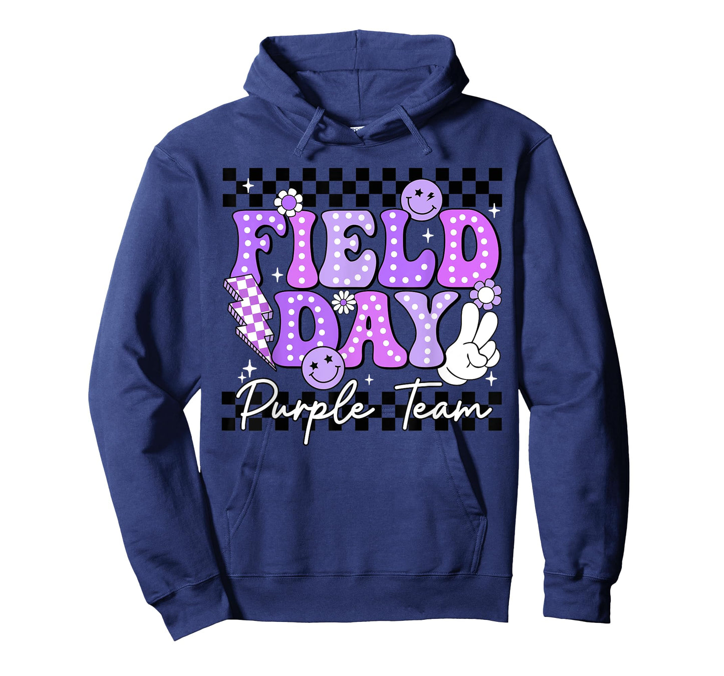 Field Day Trip Purple Team Color Game Competition Boys Girls T-Shirt
