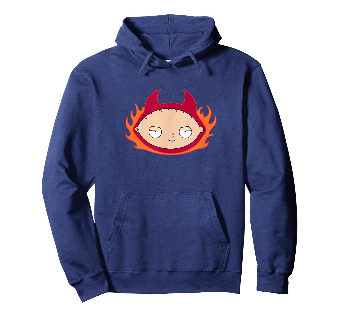 Family Guy Devil Stewie with Flames Cartoon T-Shirt