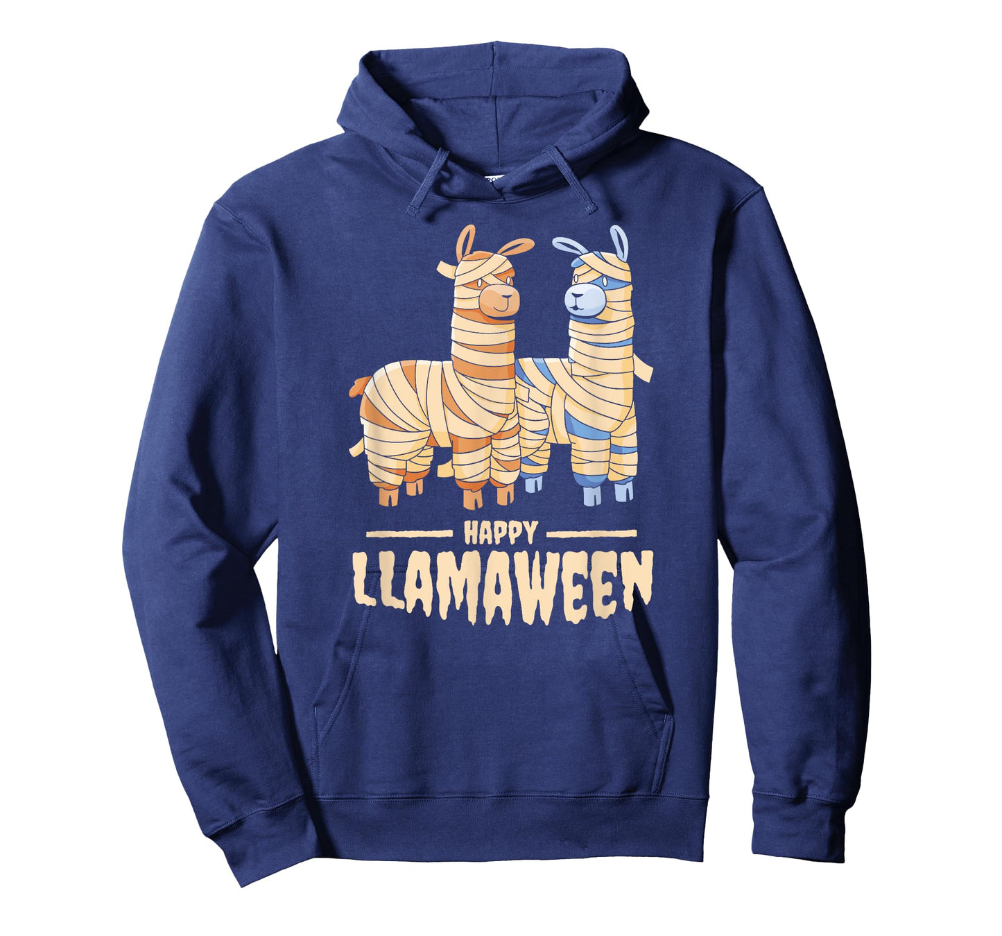Happy Llamaween! Funny Halloween Llama Mummy Costume Meme T-Shirt