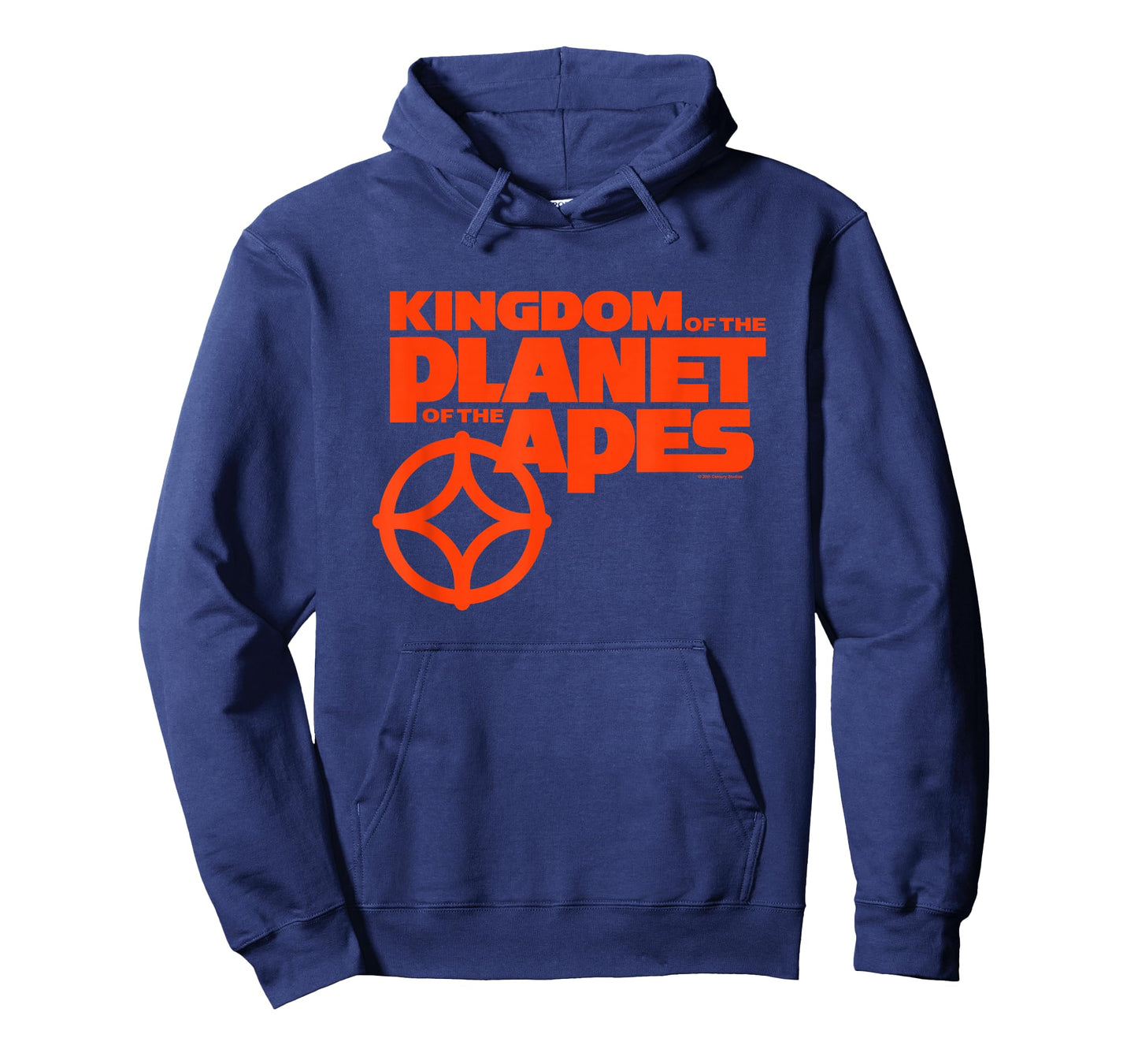 Kingdom of the Planet of the Apes Bold Title Red Text Logo T-Shirt