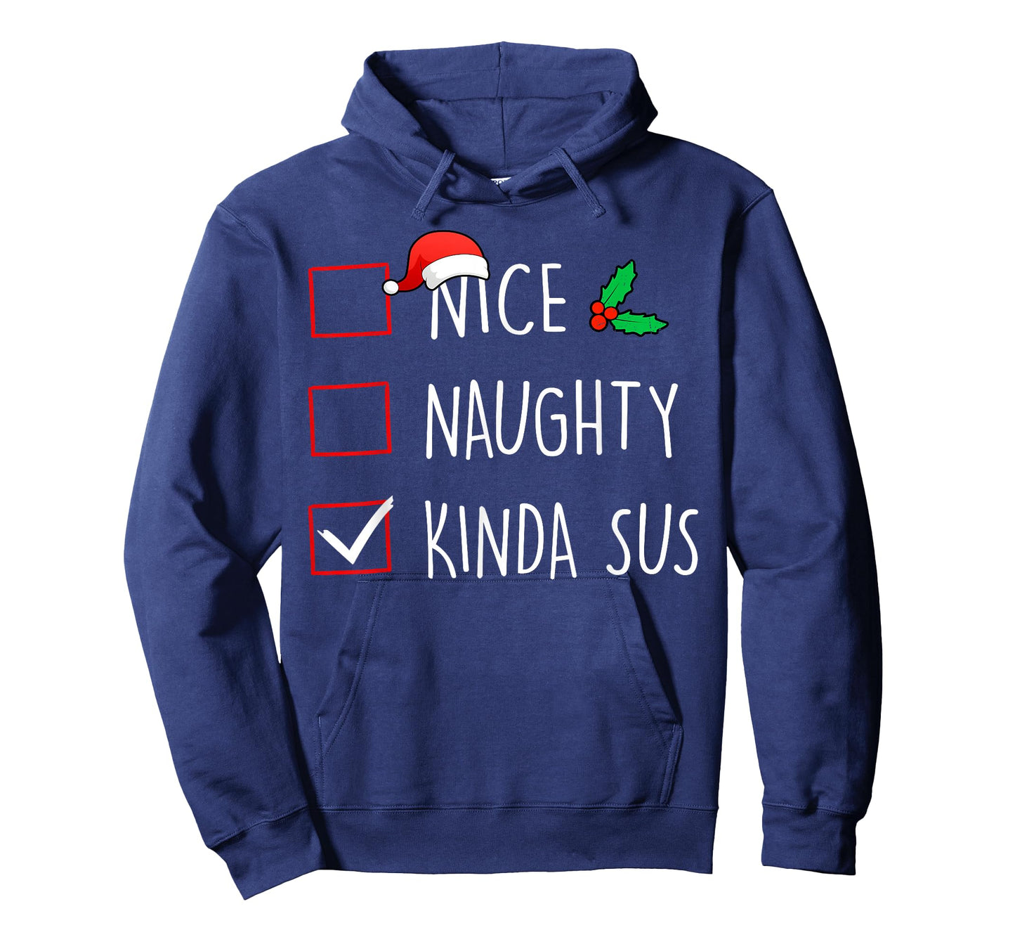 Nice Naughty Kinda Sus Christmas Family Matching T-Shirt