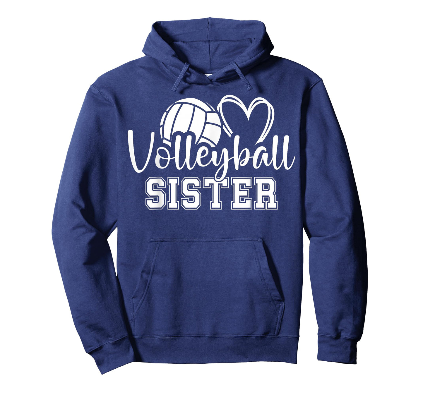 Volleyball Sister Heart T-Shirt