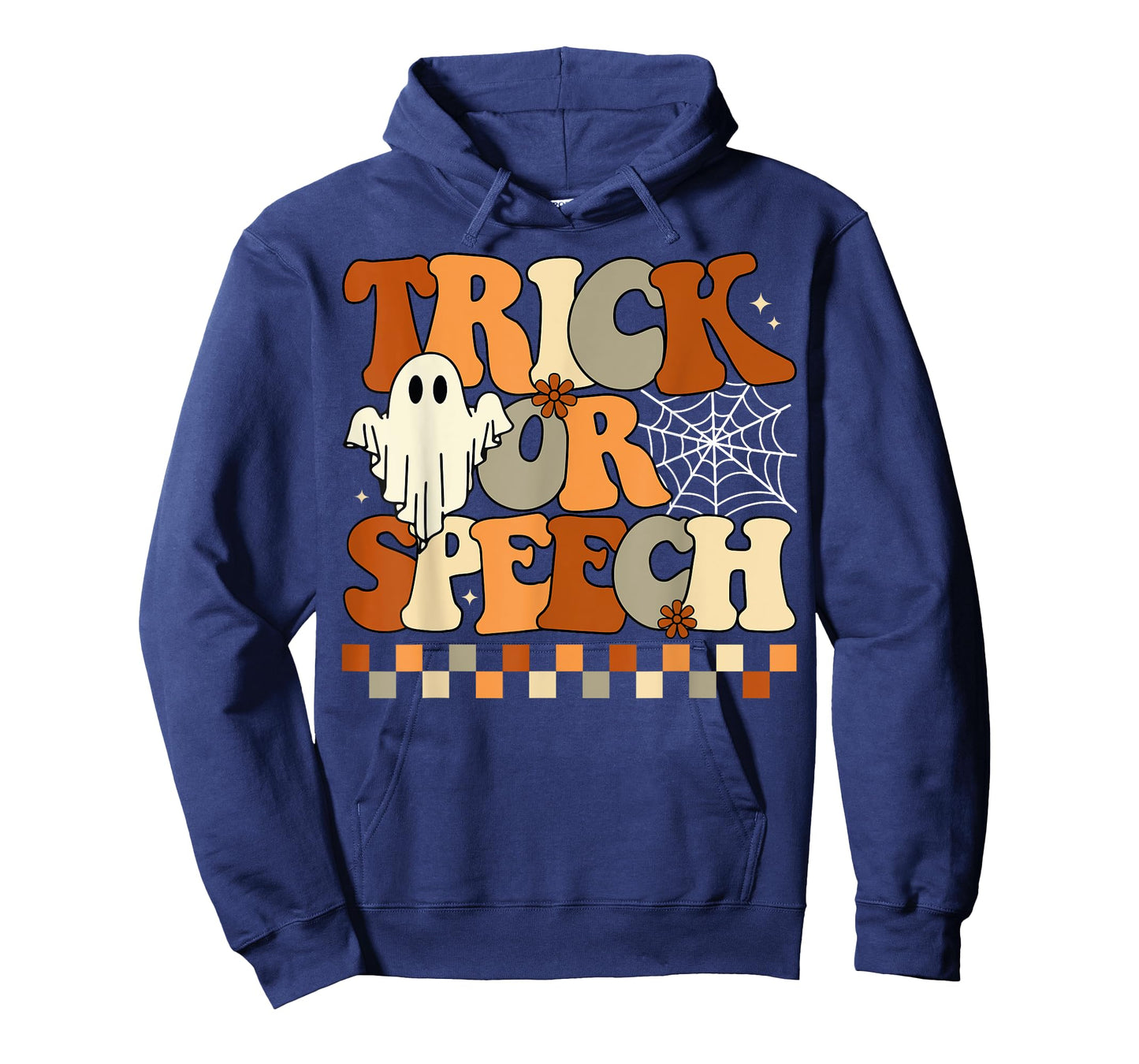 Trick or Speech Retro SLP Halloween Speech Therapy Halloween T-Shirt