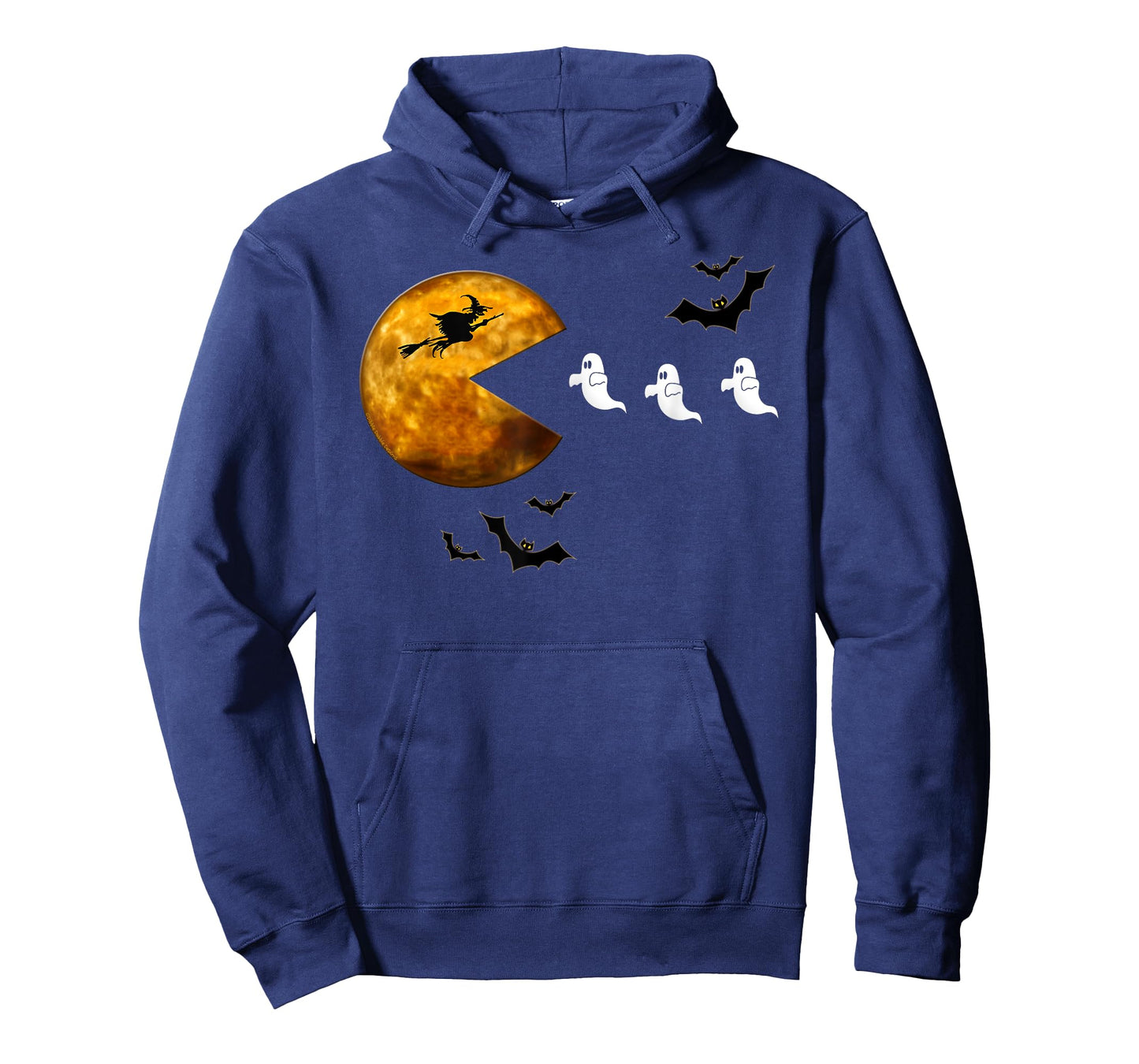 Funny Halloween Full Moon Eating Ghosts - Halloween T-Shirt