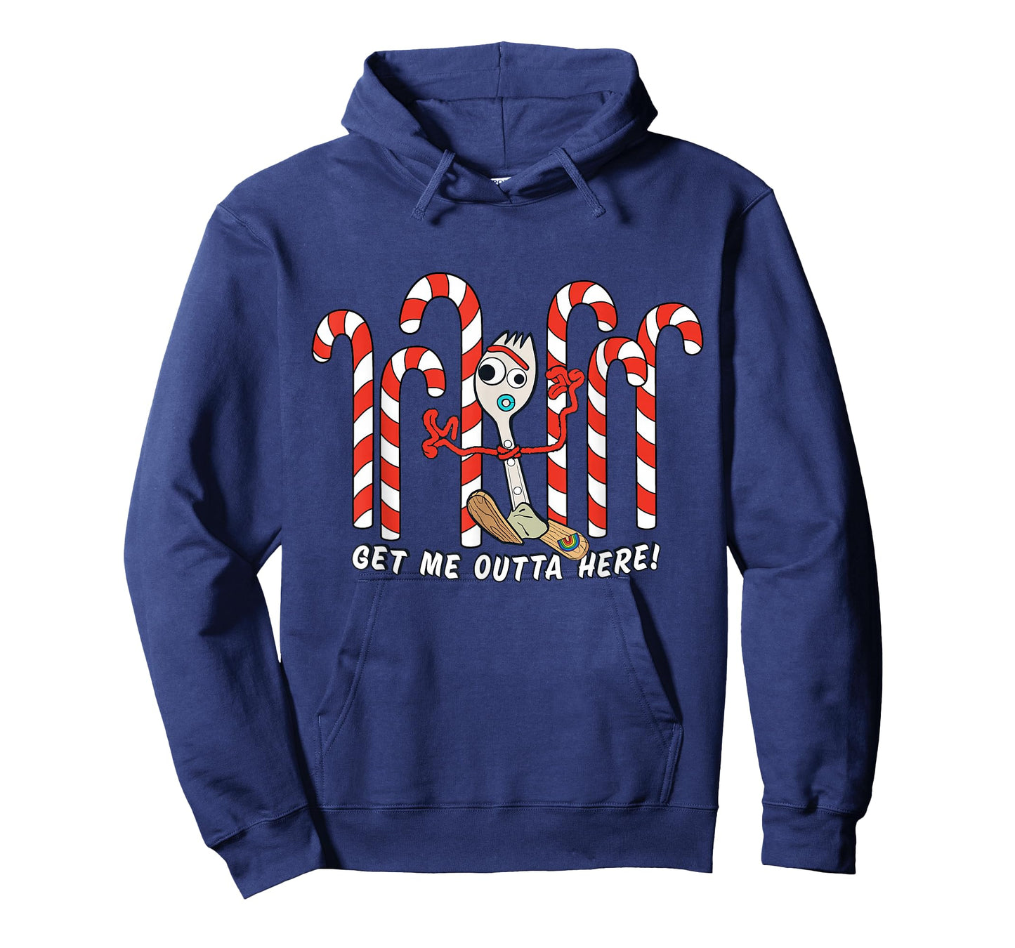 Toy Story 4 Forky Get Me Outta Here Candy Canes Holiday T-Shirt